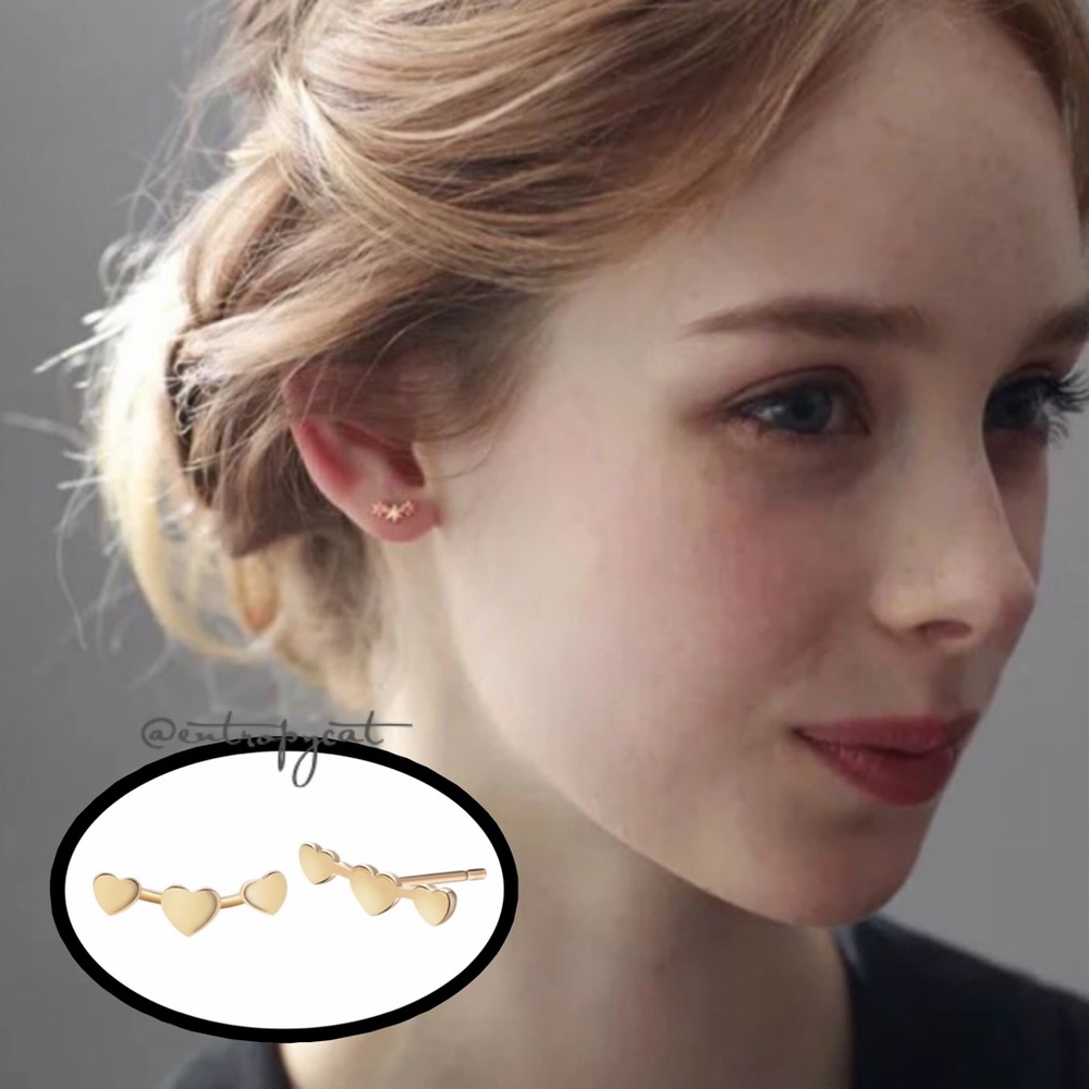 🆕 3/$15 Petite 3 Star Earring Studs